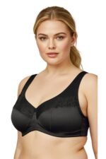 Luna Padded And Wired Demi Bra - Black
