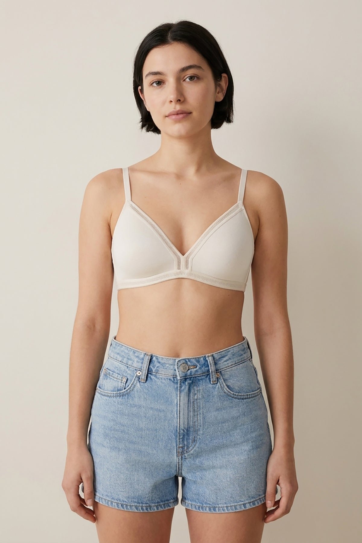 BLS_-_Alma_Non_Padded_Cotton_Bralette_-_Ivory Non_Padded_Cotton_Bralette_Ivory - Image 1